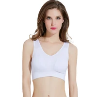 seamless female bras plus size push up bra top for women wireless underwear pads bralette comfortable active vest brassiere