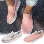 Женские туфли на плоской подошве, повседневные Балетки с круглым носком, большие размеры 36-43, весна-осень 2021