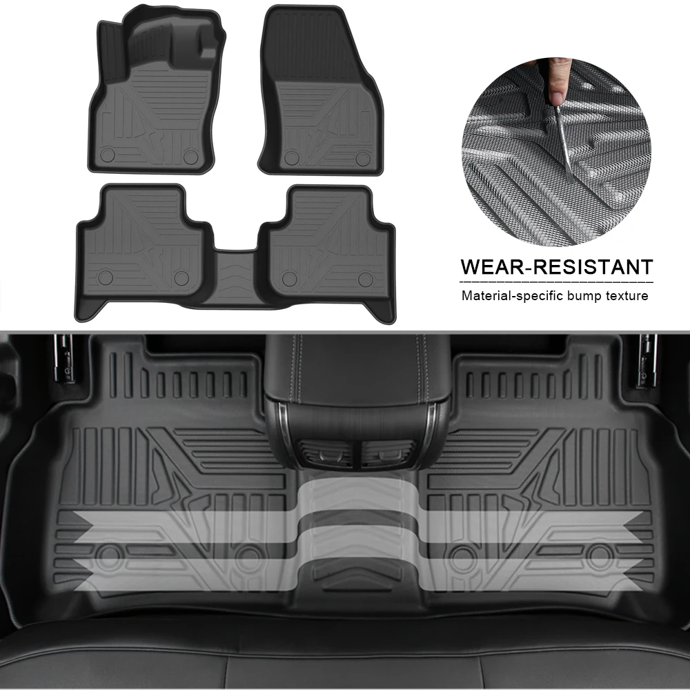 Автомобильные коврики для Cadillac XT4 2018 2019 2020 5-Seat TPE водонепроницаемые Нескользящие