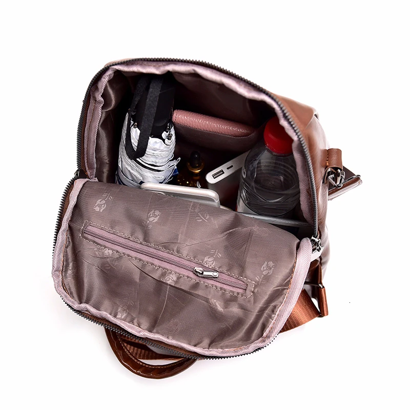 2019 многофункциональные женские кожаные рюкзаки высокое качество винтажный