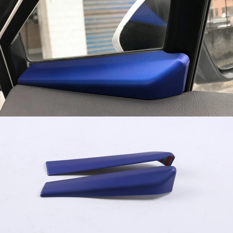 Стайлинга автомобилей 2 шт. ABS Пластик подкладке спереди столб декоративная