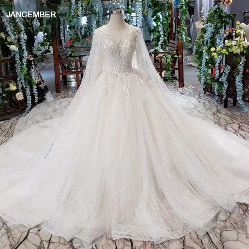 HTL487 индийское свадебное платье принцессы с накидкой круглым вырезом