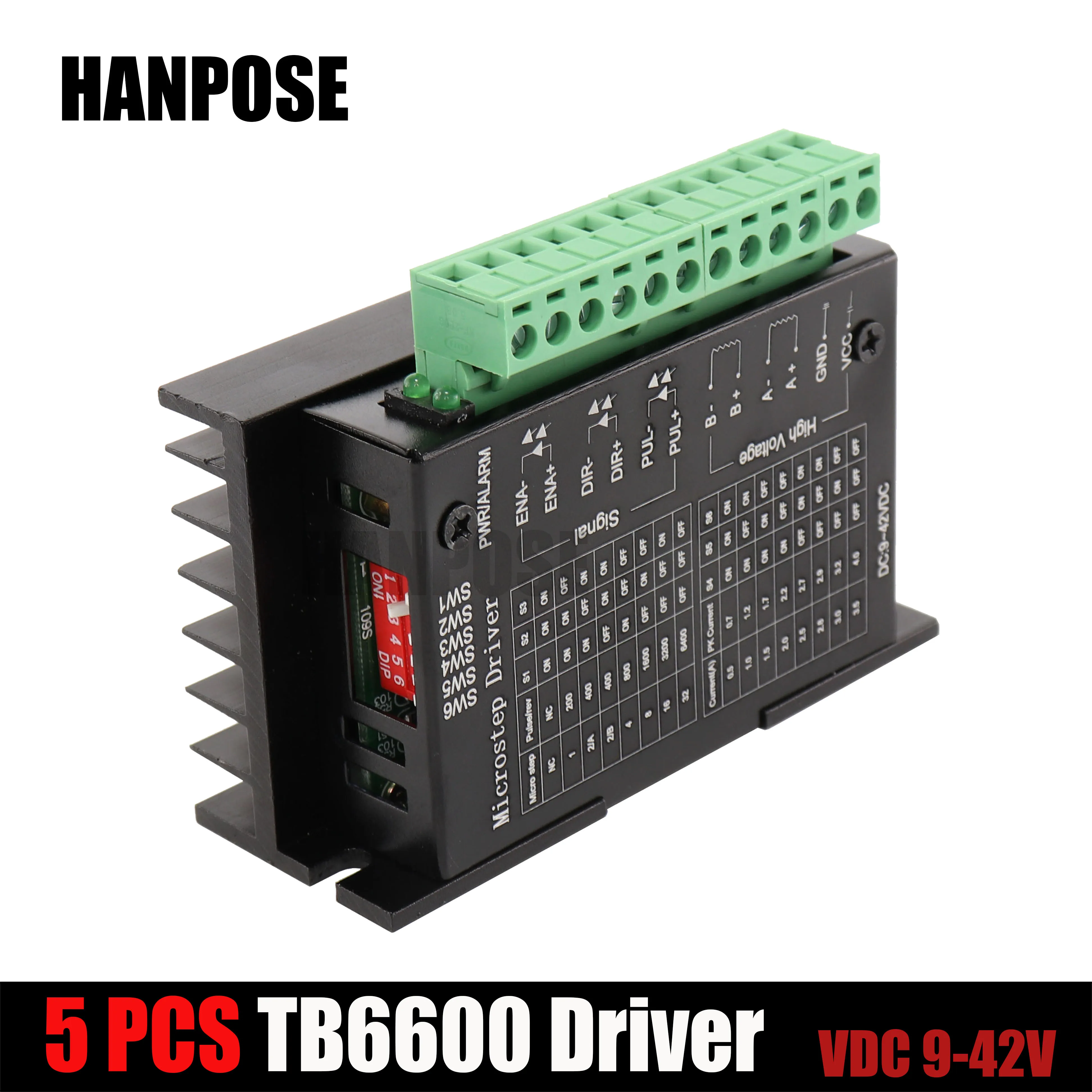 Nema 34 TB6600 деревообрабатывающий фрезерный станок 42/57/86 Драйвер шагового двигателя 32 сегментов обновленная версия 4.0A 42VDC фрезерные наборы с ЧПУ