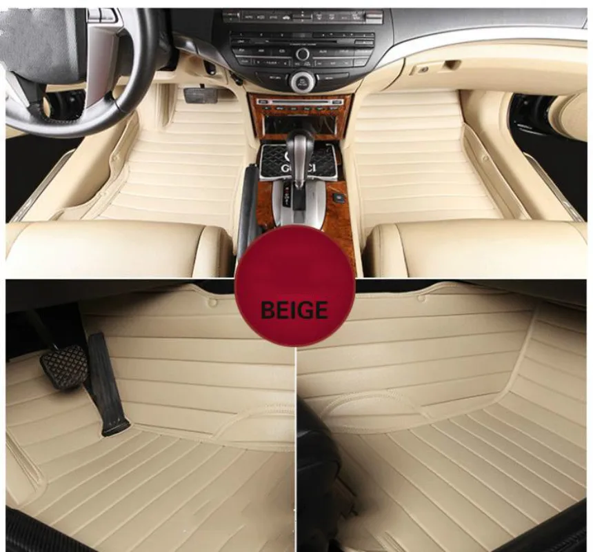 

No Odor Full Covered Durable Waterproof Carpets Special Car Floor Mats for MG 3 3SW 6 ZS 5 7 TF Most Models