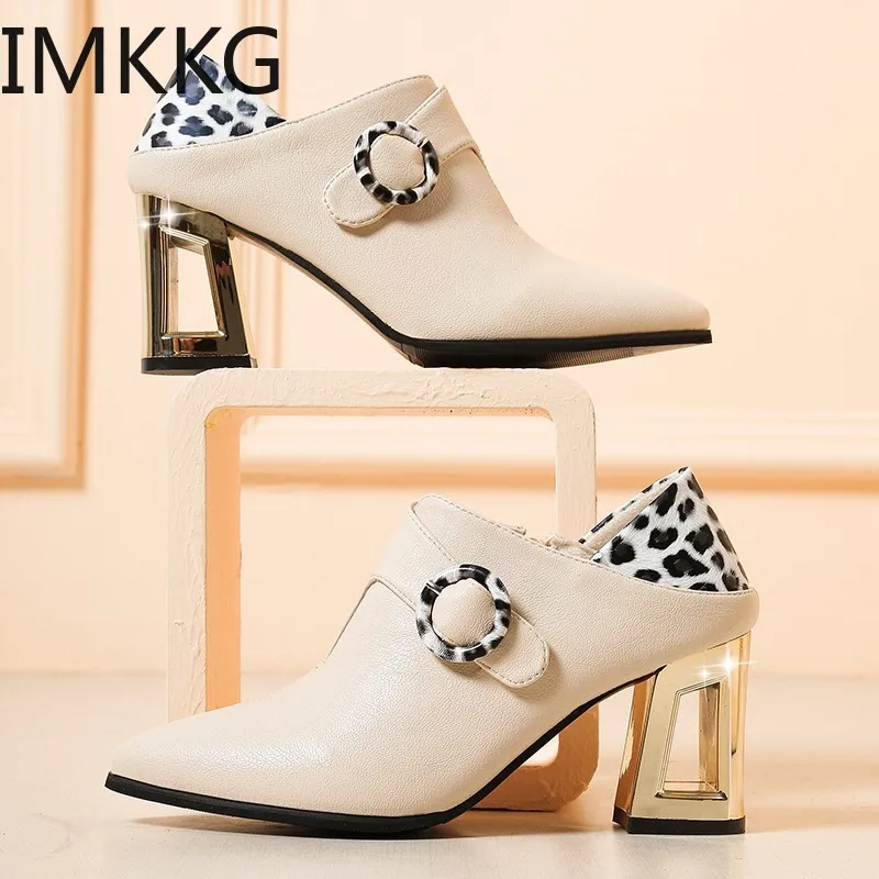 2019 модные брендовые женские ботильоны обувь martin на высоком квадратном каблуке