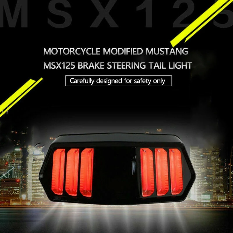 Сигнал поворота для мотоцикла светодиодный задний фонарь Honda MSX125/SF GROM CBR650F CTX700