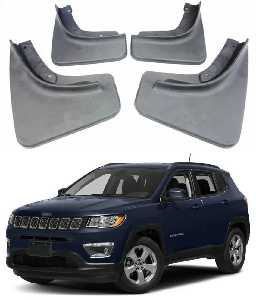 4 шт. передние бриджи для Jeep Compass 2017 2019 1 T 2 T|Грязезащита| |