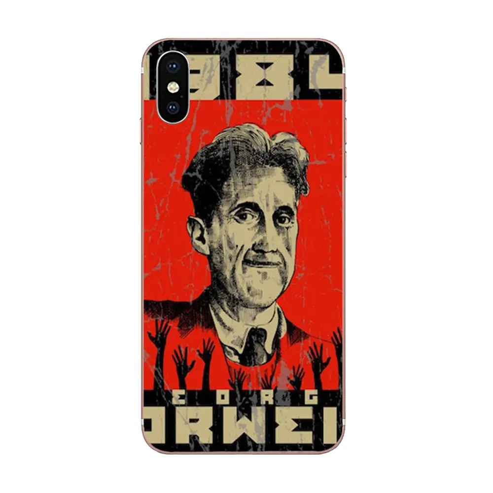 Phone Soft Shell For Xiaomi Redmi Note 2 3 3S 4 4A 4X 5 5A 6 6A Pro Plus 1984 George Orwell Book Flexibles | Мобильные телефоны и