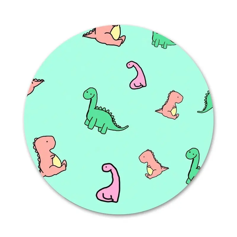 

Dinosaur Cartoon Badge Brooch Pin Accessories For Clothes Backpack Decoration gift 58mm