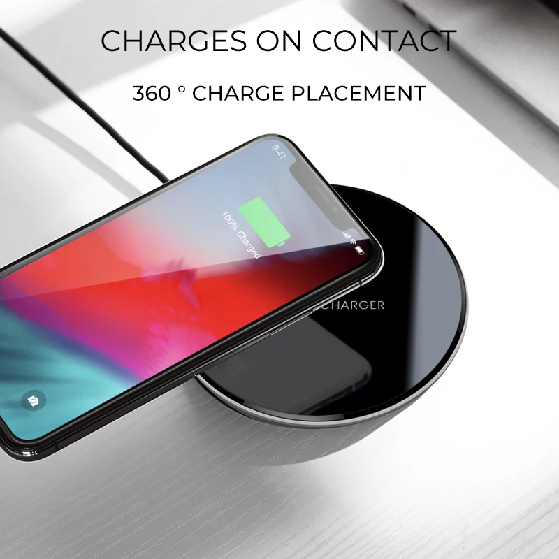 QIIHII QI Беспроводное быстрое зарядное устройство для samsung iphone Беспроводное зарядное устройство для Xiaomi huawei быстрое зарядное устройство Беспроводная зарядная панель