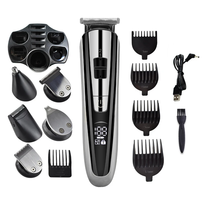 

Kemei hair clipper multifunctional Electric Beard Trimmer Shaver for men's nose hair trimmer haircut Machine electric razor 5