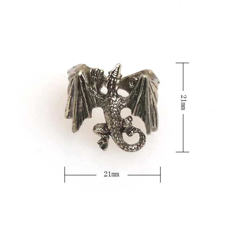 Винтажное Открытое кольцо унисекс украшение на Хэллоуин кольца для мужчин и