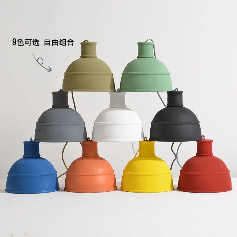 Скандинавский минималистичный алюминиевый подвесной светильник для гостиной