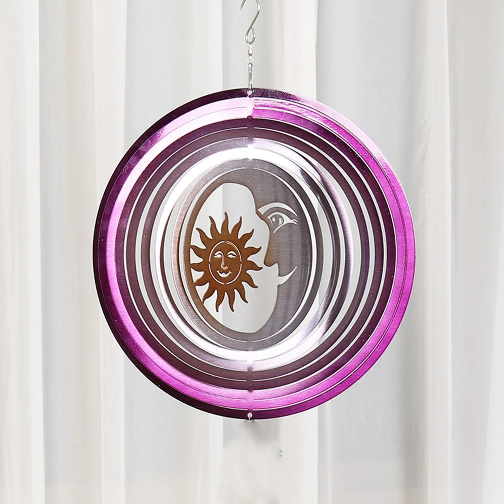 Металлический 3d спиннер для птиц вращающийся отпугиватель подвесная подвеска в