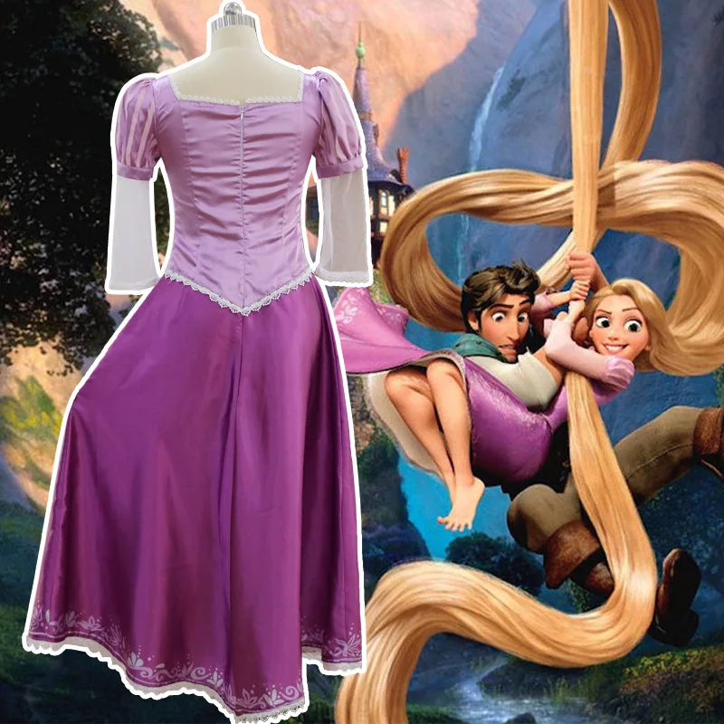 Принцесса Рапунцель очаровательное платье карнавальный костюм Рождество