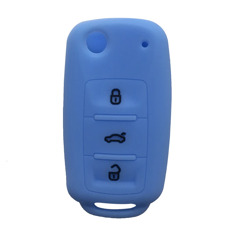 Чехол для ключей от автомобиля силиконовый чехол Vw GTI Jetta Golf Passat Beetle Polo Bora брелок