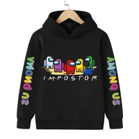 baby boys girls long sleeved among us hoodie impostor tops hoodies kids clothes baby impostor cotton clothes for 4 14 years