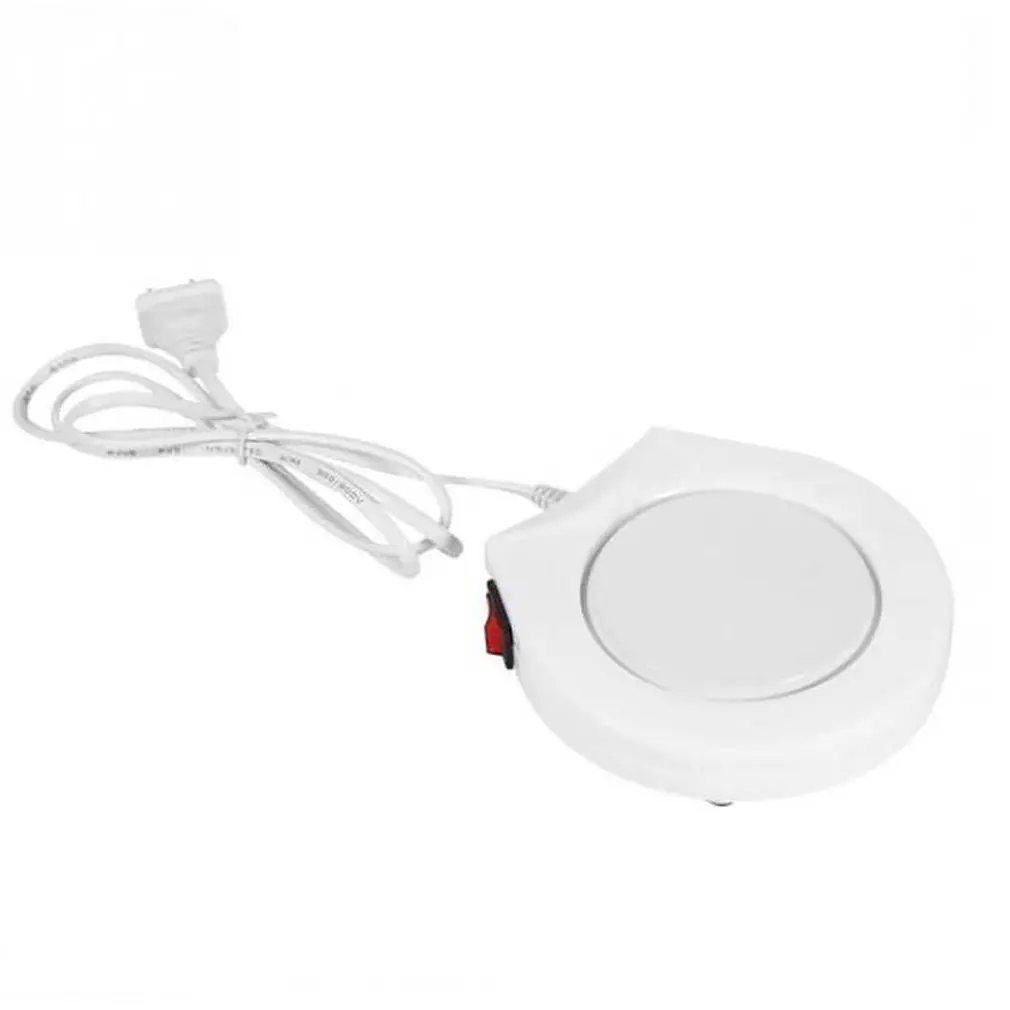 Creative Keep Warm Hot Milk Tea Coffee Mug Drinks Beverage Cup Warmer Pad White Electric Powered Heater | Дом и сад