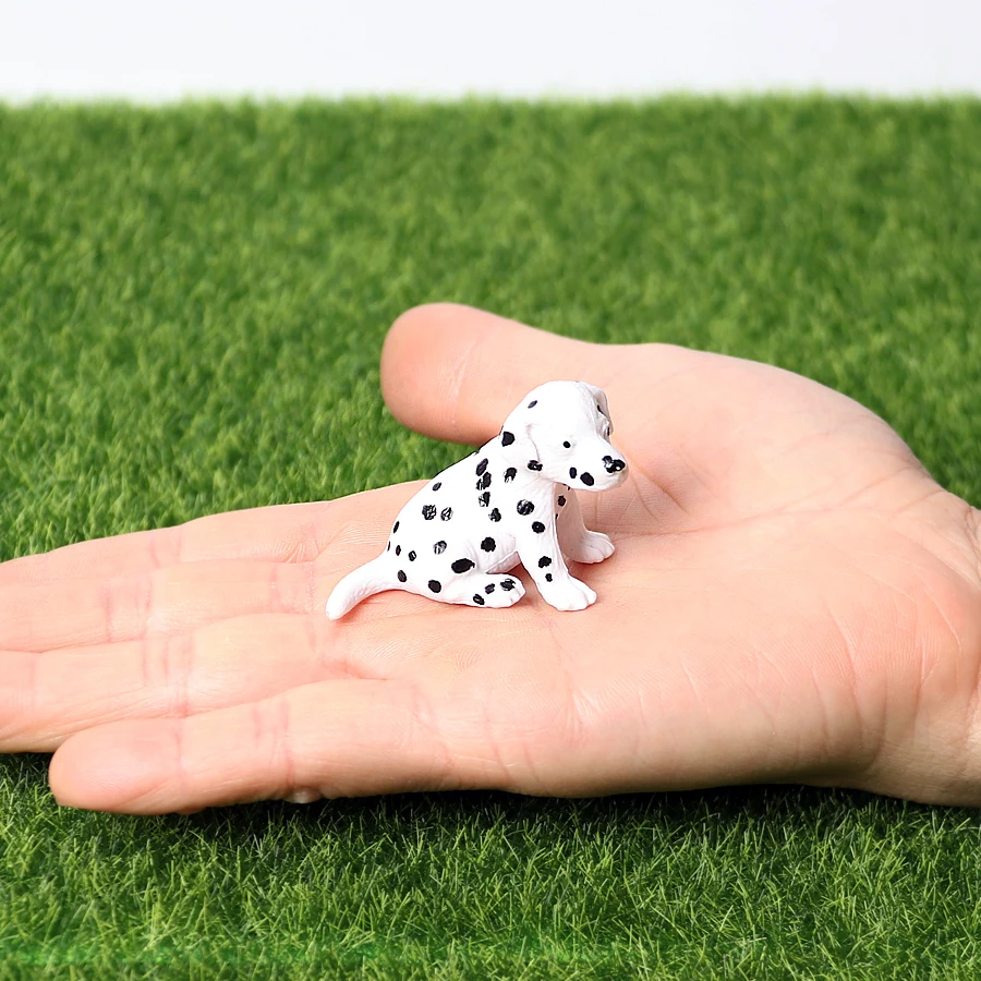 Моделирование ретривера мопса далматинская собака модель животного фигурки