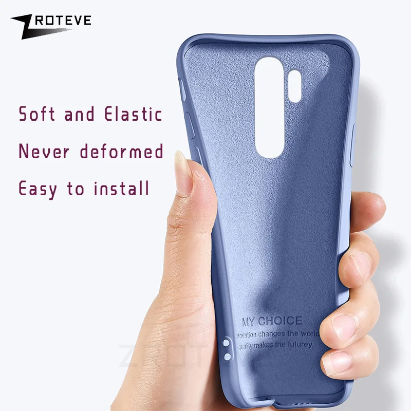 ZROTEVE Cover For Xiaomi Redmi Note 8 Pro Case Slim Soft 8T Liquid Silicone Back Xiami Xiomi |