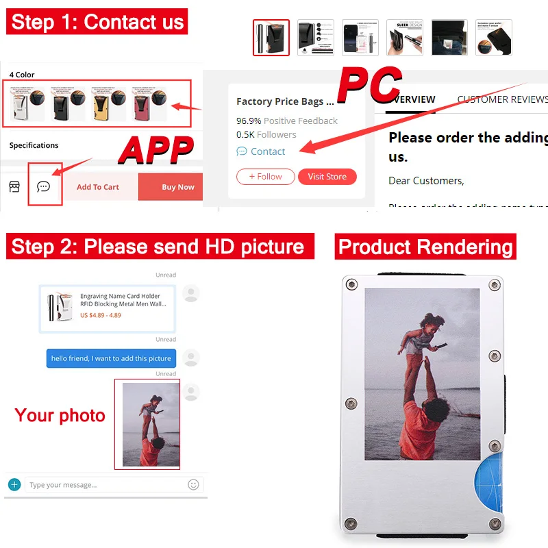 

RFID Carbon Fiber Wallets for Men Minimalist Aluminum Wallet for Man Metal Wallet Mens Wallet Slim Card Holder with Money Clip