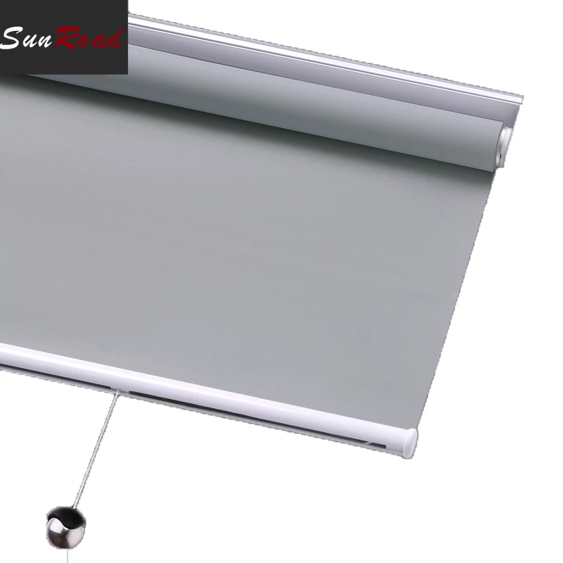 Автоматическая вращающаяся занавеска Sunshade Spring Up down Rolling Waterproof Customized Size Free Punch Icon