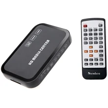 ЕС Plug Full Hd 1080P медиаплеер центр Мультимедиа Видео плеер с Hdmi Vga Av Usb Sd/Mmc Порт дистанционного управления Ypbpr кабель Mk