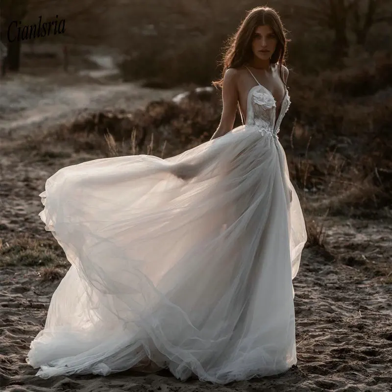 

Сексуальное длинное платье с открытой спиной и глубоким V-образным вырезом, с цветами ручной работы, без рукавов, на бретелях-спагетти, сваде...