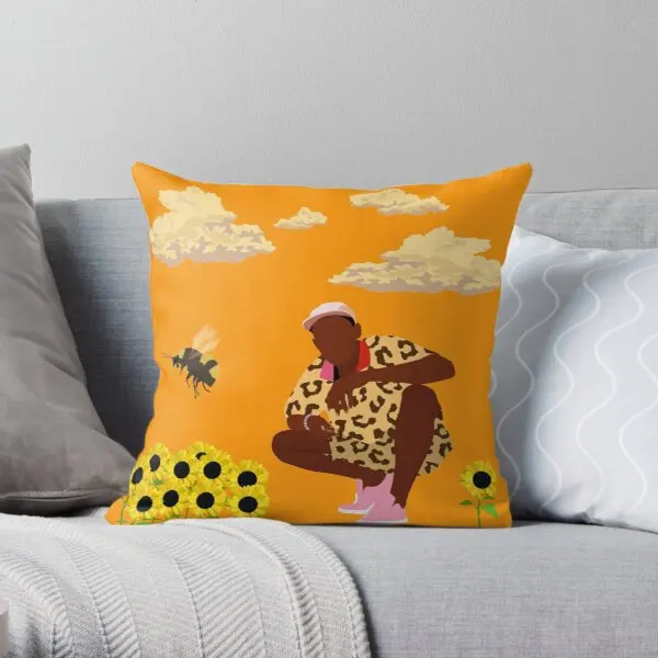 

Tyler, The Creator - Flower Boy Soft Decorative Throw Pillow Cover for Home Pillows NOT Included