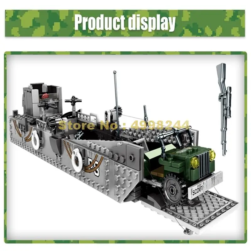 101362 413 шт. Военная Униформа США Lcm3 Ww2 Вторую мировую войну десантные лодка