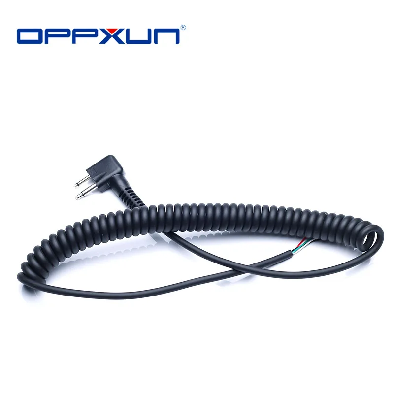 

OPPXUN 2PIN Handheld Microphone Cable for Motorola GP88S GP2000 GP3688 GP3188 GP300 Two-Way Radio