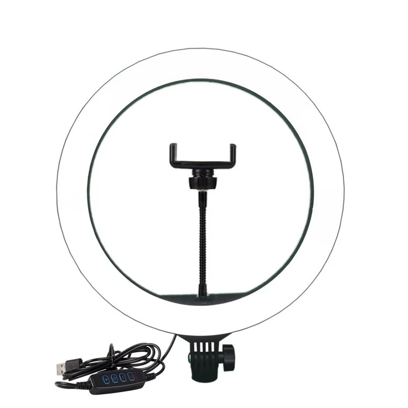

13 Inch Ring Light Dimmable LED Studio Camera Fill light Phone Video Annular Lamp for Tik tok Live Broadcast Makeup Photography