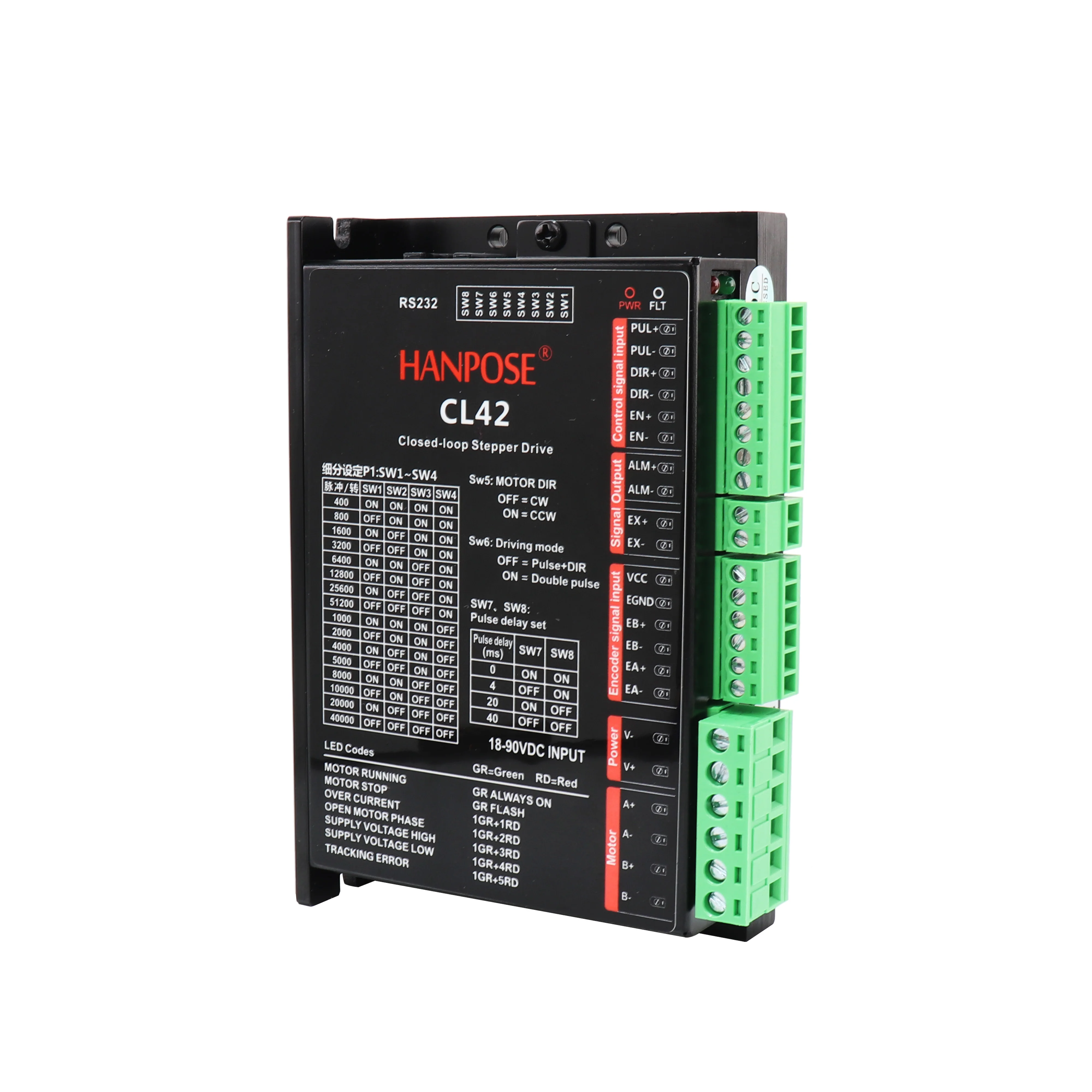 Винтовой двигатель с замкнутым контуром NEMA 17 42ET34-T8X2-310MM 2A 0.3N.M 34mm и сервопривод CL42