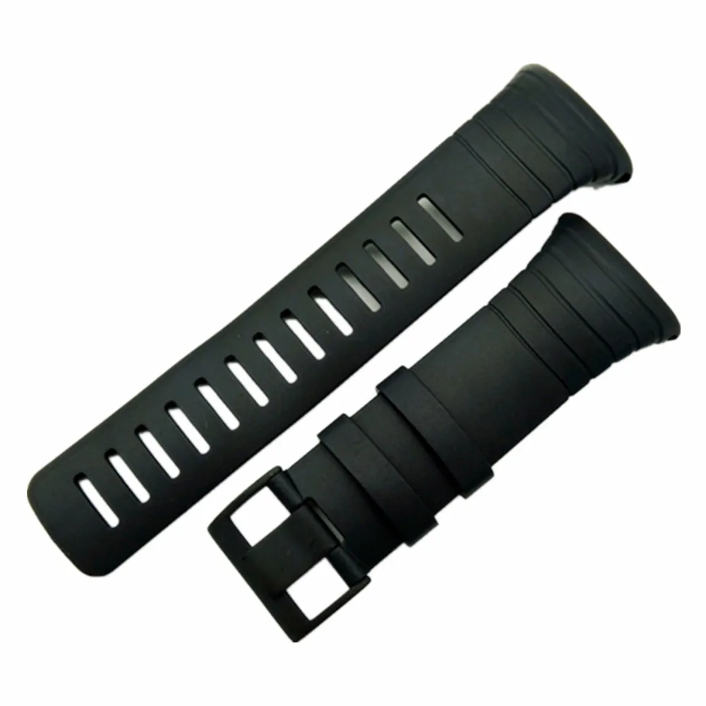 New! Watches Man For  Suunto Core 100% Fit Original Strap Standard All Black Watch Band/Strap +Clasp Screw +Tool
