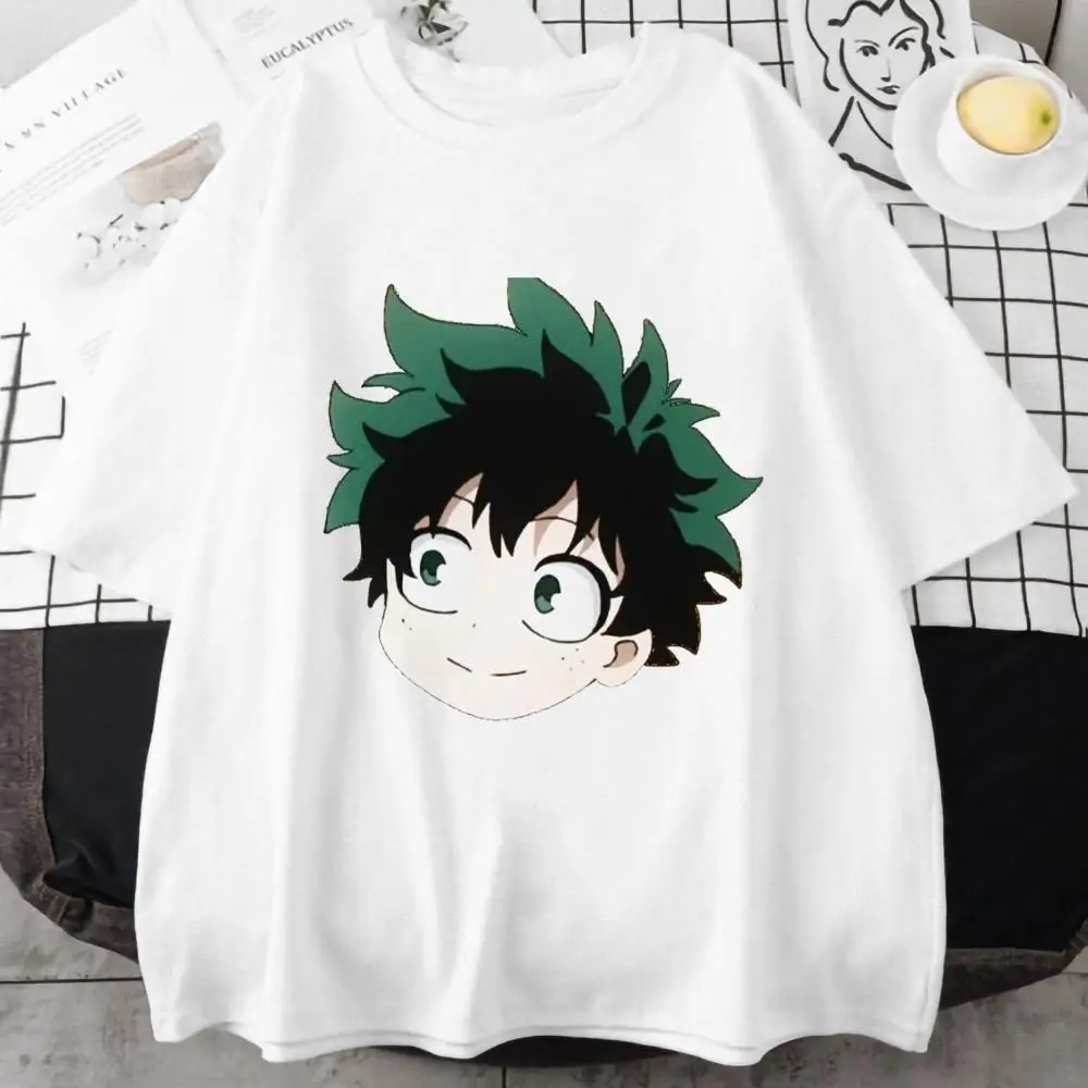 

My Hero Academia Print T-Shirts Graphic Tees Funny Shirts For Women Modal T-Shirts Loose Crew Neck Short Sleeve Tops Academy-158