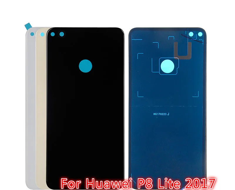 Высокое качество для Huawei P8 Lite 2017 батарея задняя крышка стеклянная панель Задняя