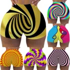 Женские леггинсы с эффектом пуш-ап, модные облегающие короткие трусики с принтом смешных надписей, для спортзала, для фитнеса