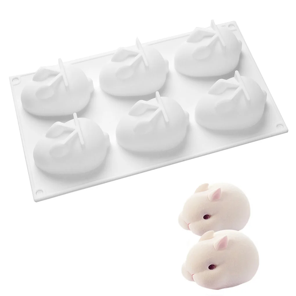 

Feiqiong Brand New Cake Mould Adorable 3D Cartoon Animals Shape Silicone Mold Pastry Handcrafted Non-toxic Baking Mould Tool