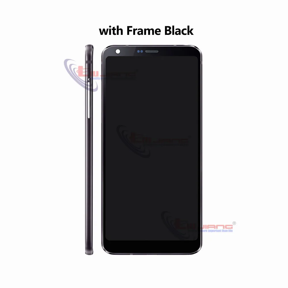 With Frame Black 5,7 ''ips для LG G6 H870 H871 H872 LS993 VS998 кодирующий преобразователь сенсорного экрана в сборе с рамкой для LG G6 ЖК-дисплей - Цвет: With Frame Black
