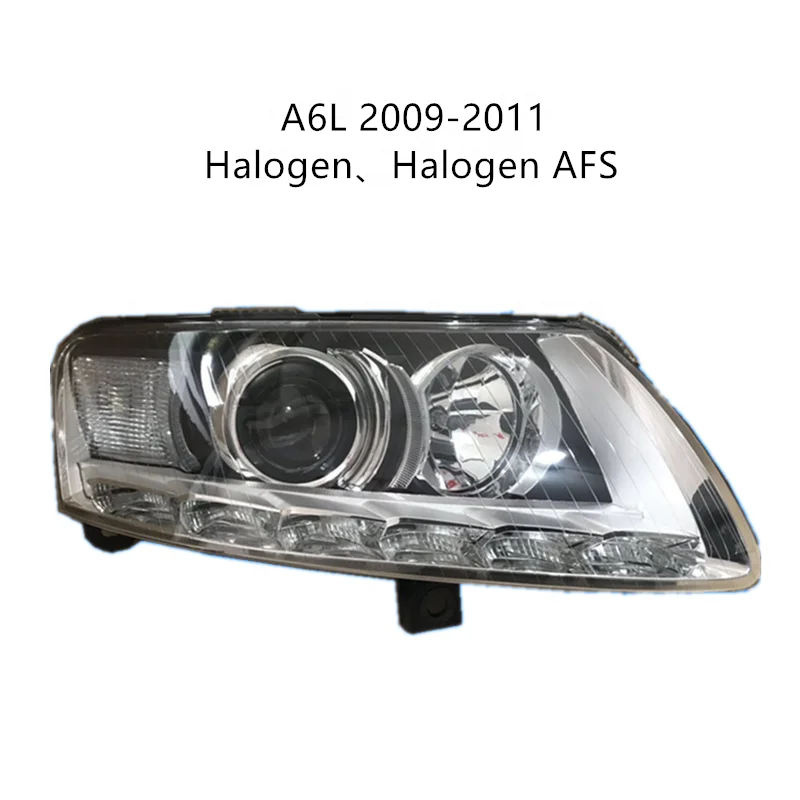 Изготовлено для 2009-18 новых и старых Audi A6L налобный фонарь в сборе завод C6 C7 грыжа СВЕТОДИОДНЫЙ матричный фонарь
