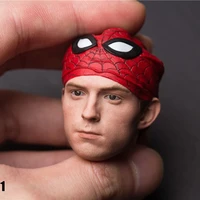 in stock 16 scale soosootoys ssh 001 little spider peter head sculpt carved accessory model for 12 inches body