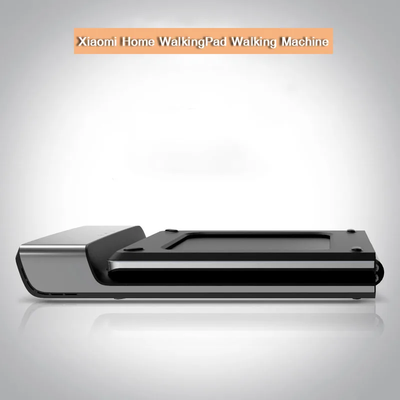 Xiaomi Mijia Walkingpad тренажер Складная бытовая беговая дорожка без каблука умное Управление скоростью подключение приложение Mijia - Цвет: Black