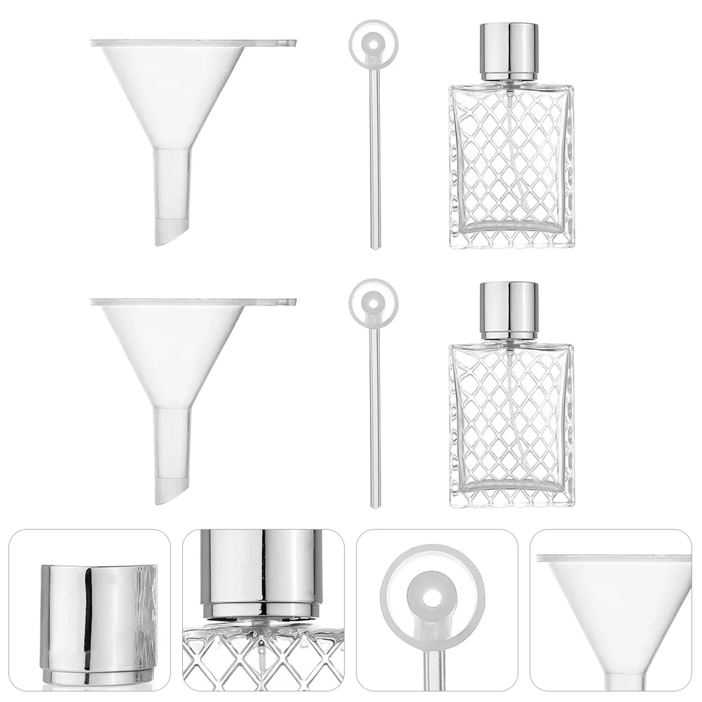 

1 Set of Perfume Dispenser Glass Scent Bottles Perfume Dispensing Containers