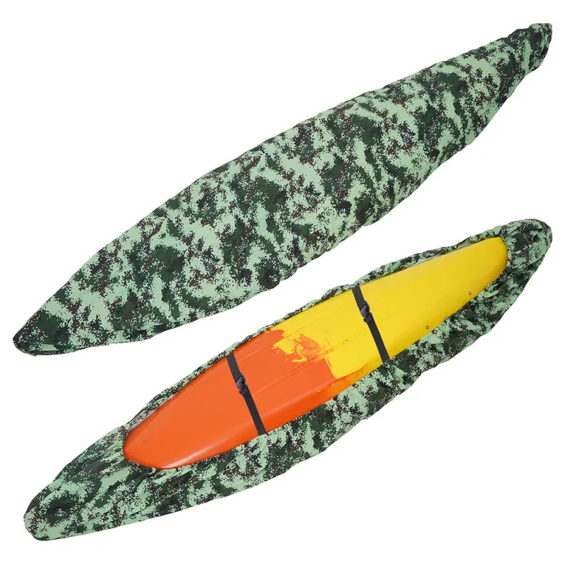 

Professional Kayak Cover Resistant Waterproof Kayak Boat Dustproof Camo Canoe Storage Boat Accessories Swimming Pool Boat