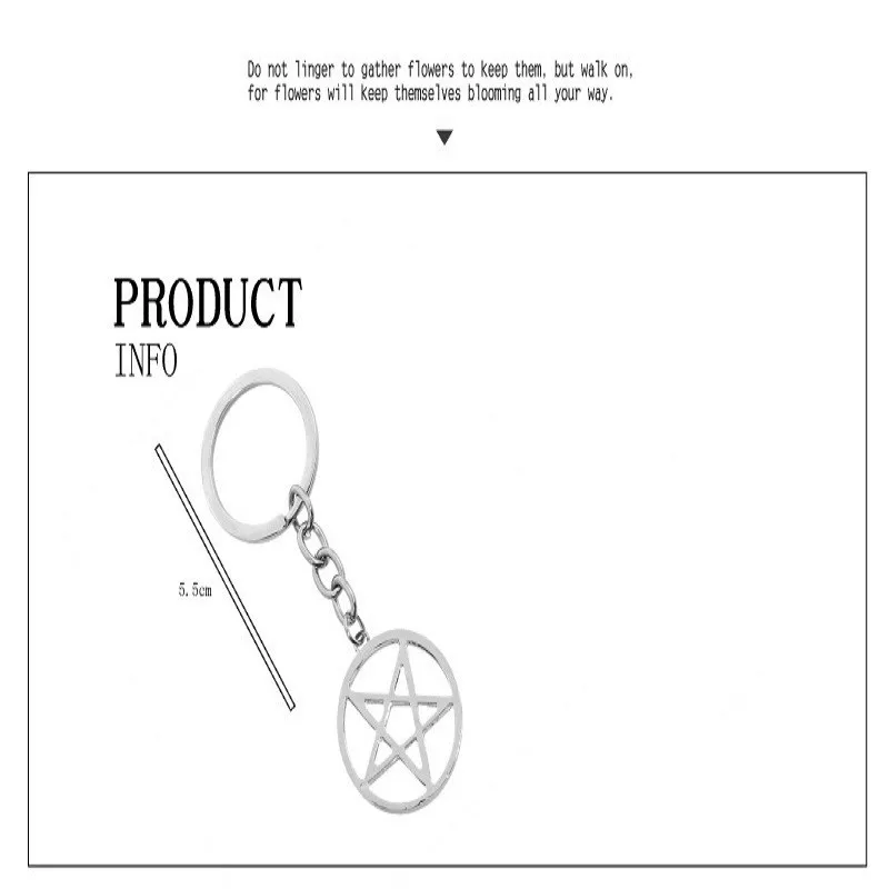 

Fashion New Men's Five-Pointed Star Pendant Anime Black Butler Necklace Lucifer Satan Logo Supernatural Amulet Jewelry Gifts