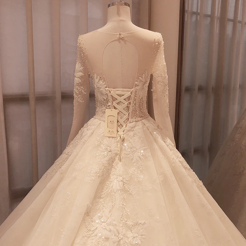 Женское бальное платье со шнуровкой свадебное с блестками новинка 2020 свадебные