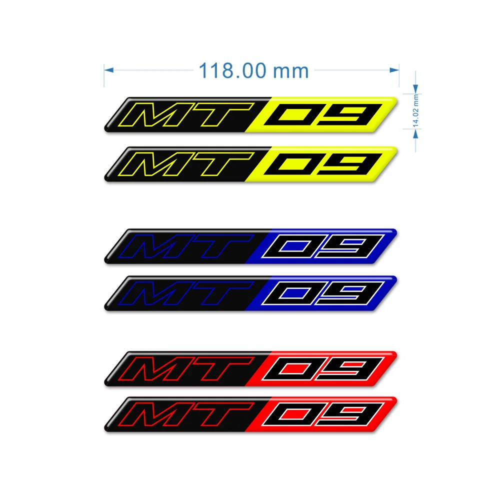 MT09 MT-09 MT 09 для Yamaha 3D наклейки защитная накладка на бак Мотоциклетные аксессуары