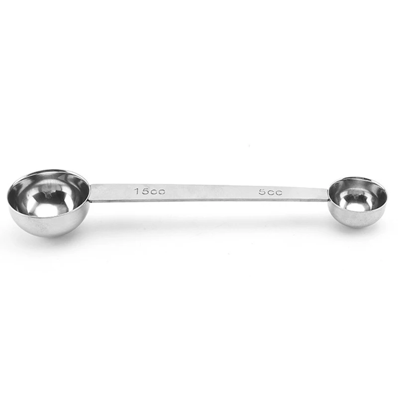 Двухсторонняя мерная ложка из нержавеющей стали для кофе инструмент JS23 | Дом и