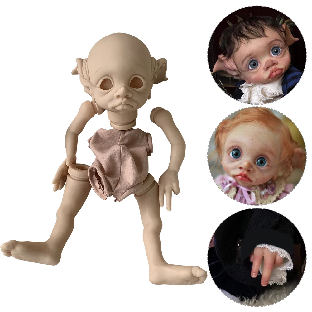 

17inch Tinky Reborn Doll Kit Baby Collectible Gift Cloth Body Toy Soft Touch Simulation Full Limbs DIY Vinyl Head Lifelike