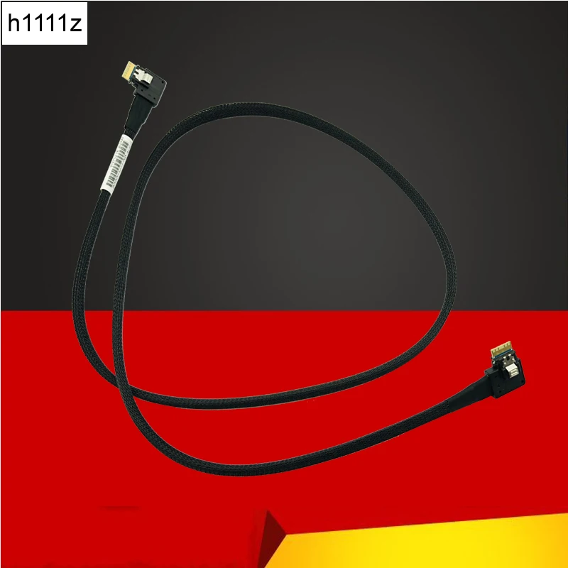 

SAS Cable 24Gb SAS4.0 Slim Backplane Cable SAS38p to SAS38p SFF-8654 to SFF-8654 for Server RAID Hard Disk Transmission Cable 1M